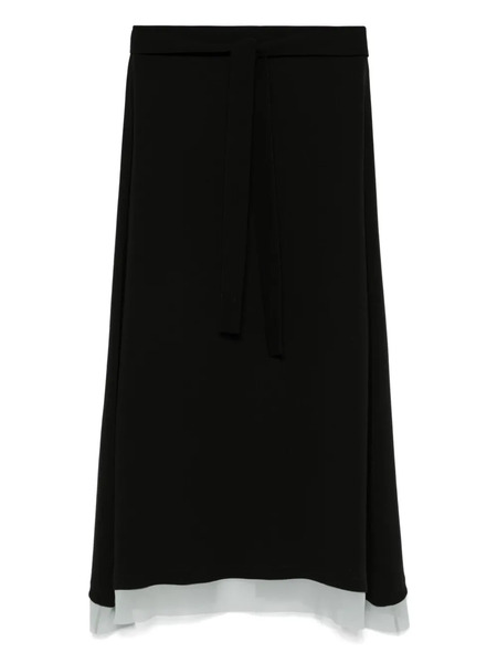  Fendi Silk Skirt - Black 