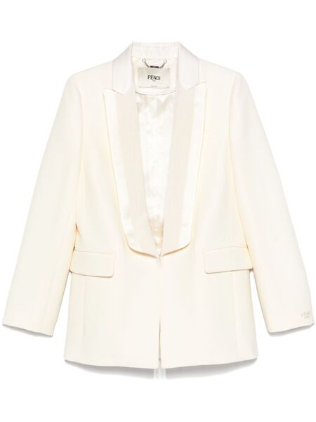  Fendi Single-breasted Blazer - Neutrals 