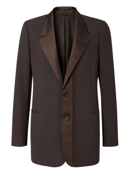  Fendi Single-breasted Tailored Blazer - Brown 