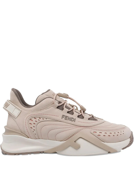  Fendi Suede Sneakers - Neutrals 