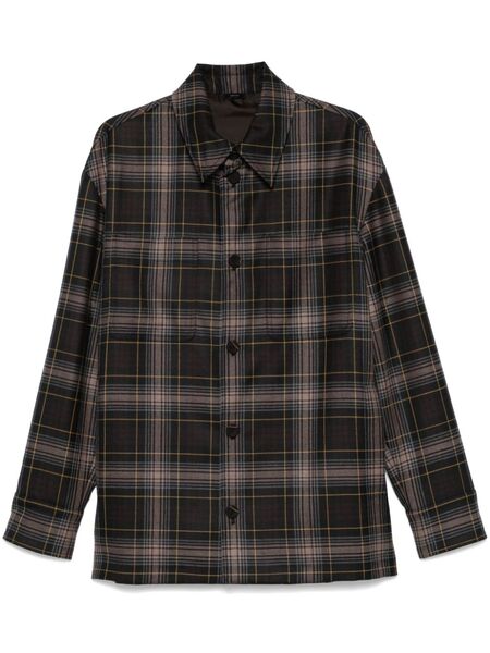  Fendi Tartan Jacket - Brown 