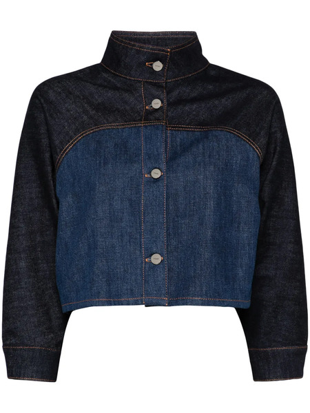  Fendi Two-tone Denim Jacket - Blue 