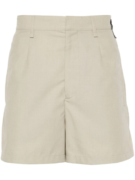  Fendi Wool Bermuda Shorts - Neutrals 