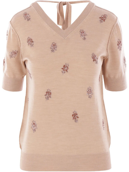  Fendi Wool Cropped Sweater - Neutrals 