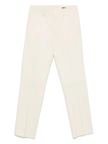  Fendi Wool Tailored Trousers - Neutrals 