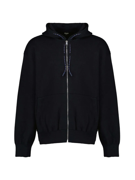  Fendi Zip Hoodie - Blue 
