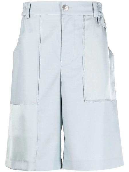  Feng Chen Wang Above Knee Bermuda Shorts - Blue 
