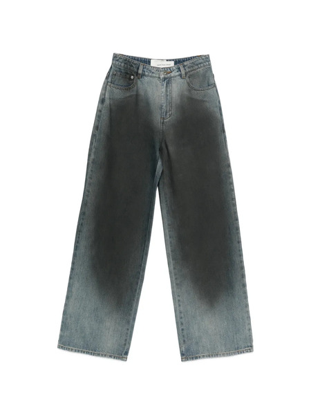  Feng Chen Wang Faded-effect Denim Jeans - Blue 