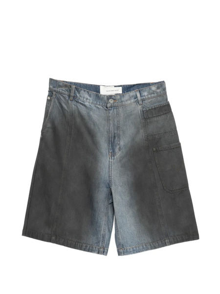  Feng Chen Wang Indigo Denim Shorts - Blue 