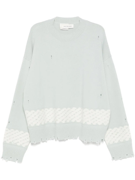  Feng Chen Wang Jacquard Jumper - Green 