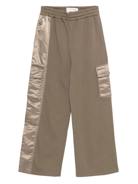  Feng Chen Wang Satin-panel Cargo Pants - Neutrals 