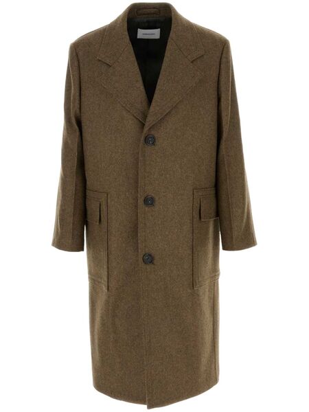  Ferragamo Belted Coat - Green 