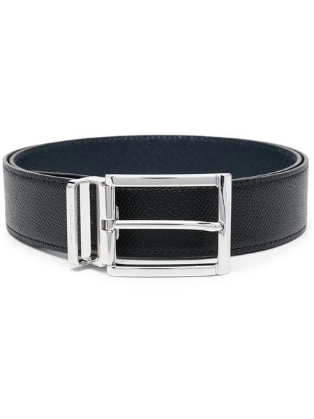  Ferragamo Buckle-fastened Leather Belt - Black 
