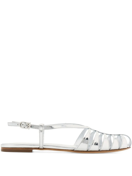  Ferragamo Caged Sandals - Silver 