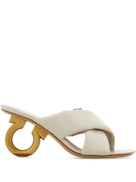  Ferragamo Crossover-strap Sandals - Neutrals 