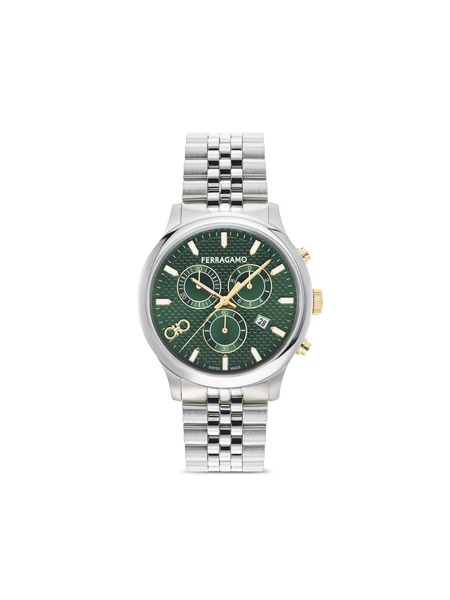  Ferragamo Duo Chrono 43mm - Green 