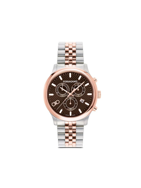  Ferragamo Duo Chronograph Q 42mm - Brown 