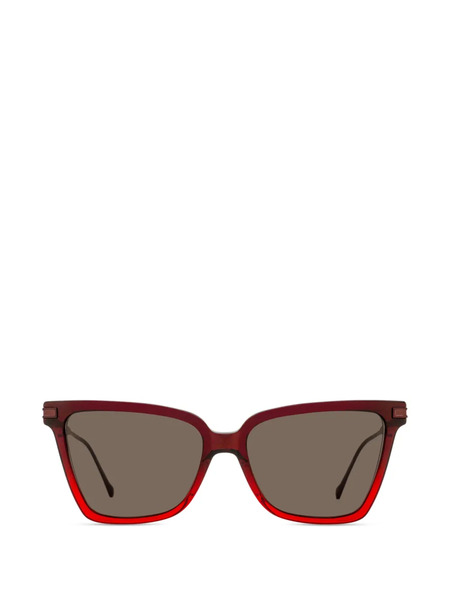  Ferragamo Eyewear Butterfly-frame Sunglasses - Red 