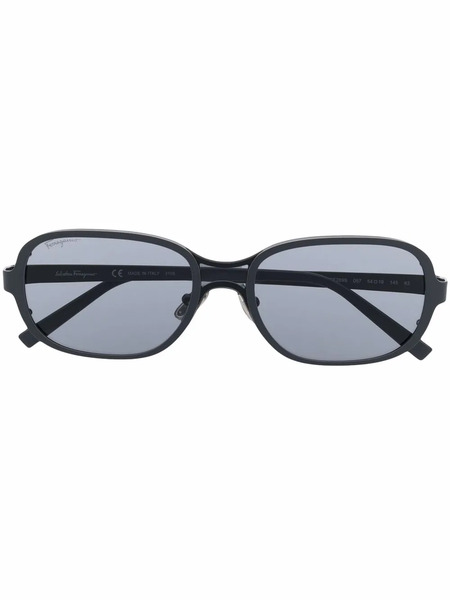  Ferragamo Eyewear Oval-frame Sunglasses - Grey 