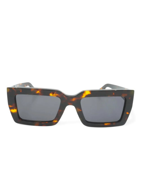  Ferragamo Eyewear Rectangle-frame Sunglasses - Brown 