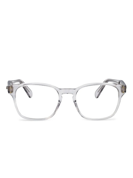  Ferragamo Eyewear Square-frame Glasses - White 
