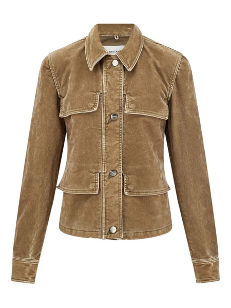  Ferragamo Flap-pocket Jacket - Brown 