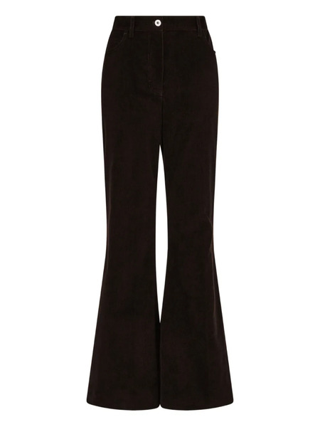  Ferragamo Flared Trousers - Brown 