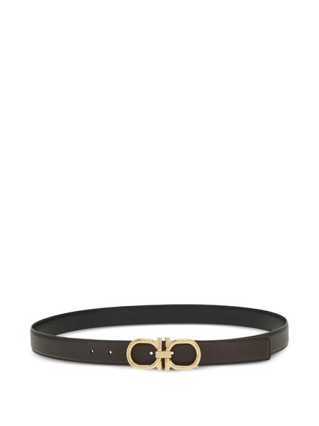  Ferragamo Gancini-buckle Reversible Belt - Brown 