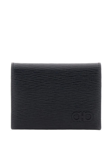  Ferragamo Gancini Card Holder - Black 