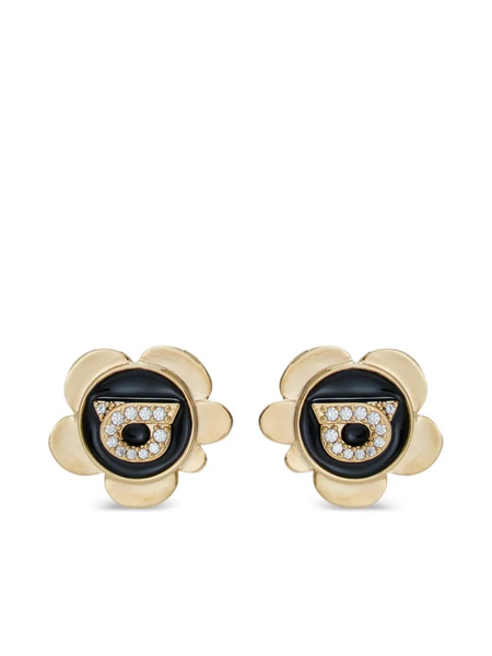  Ferragamo Gancini Charm Earrings - Gold 