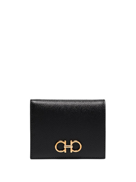  Ferragamo Gancini Folding Wallet - Black 