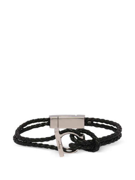  Ferragamo Gancini Interlocking Bracelet - Silver 