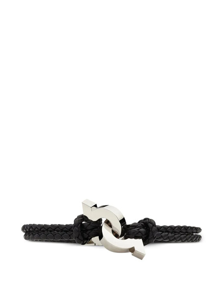  Ferragamo Gancini Intertwined Bracelet - Silver 