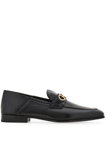  Ferragamo Gancini Loafers - Black 