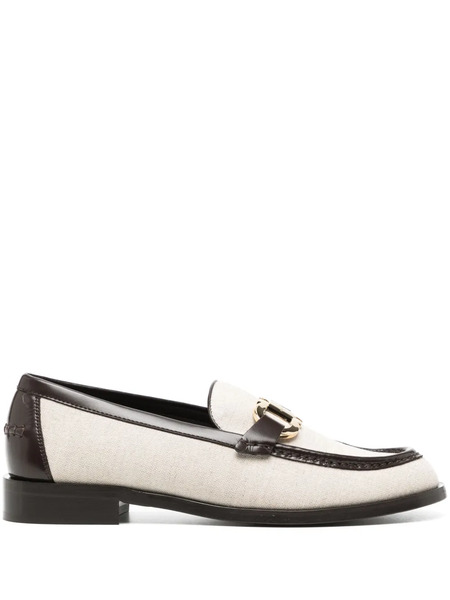  Ferragamo Gancini Loafers - Neutrals 