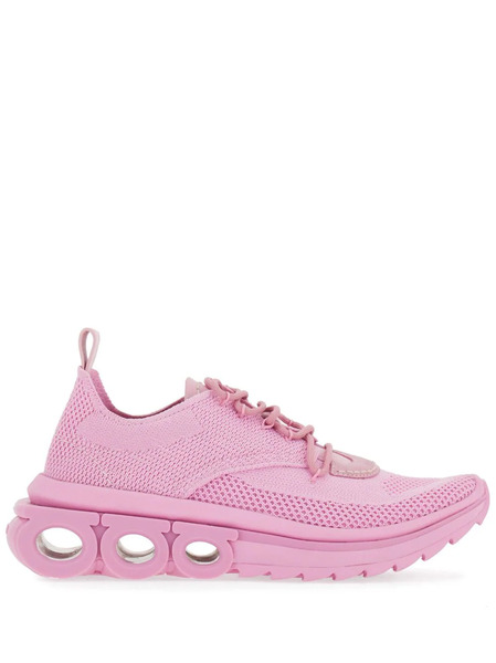  Ferragamo Gancini Low-top Sneakers - Pink 