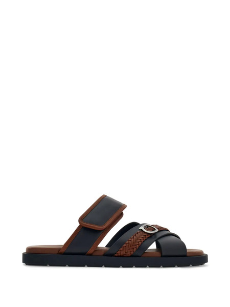  Ferragamo Gancini Ornament Sandal - Blue 