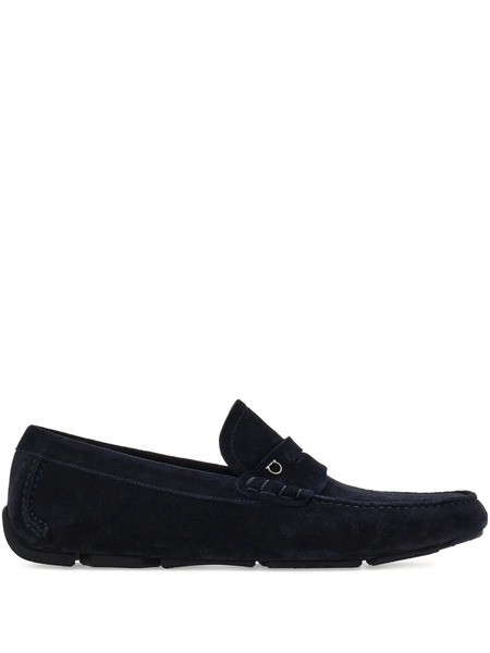  Ferragamo Gancini-plaque Loafers - Blue 