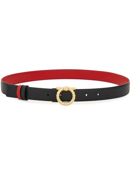  Ferragamo Gancini Reversible Belt - Red 