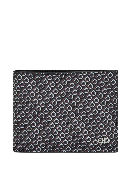  Ferragamo Gancio Bifold Wallet - Brown 