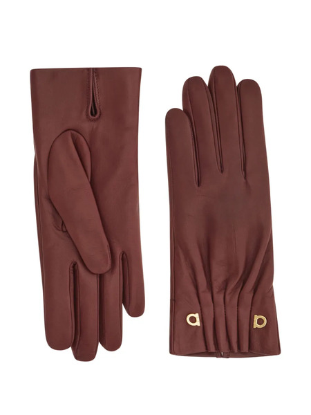  Ferragamo Gloves In Nappa - Brown 