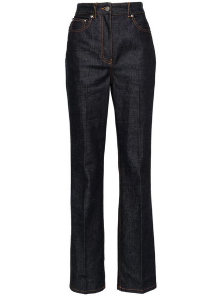  Ferragamo High-rise Wide-leg Jeans - Blue 