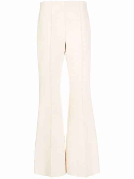  Ferragamo High-waist Flared Trousers - Neutrals 