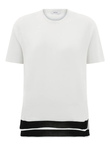  Ferragamo Knitted T-shirt - White 