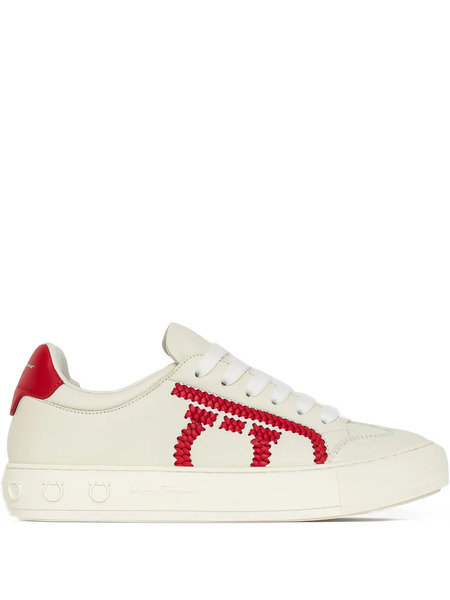  Ferragamo Lace-up Sneakers - Neutrals 