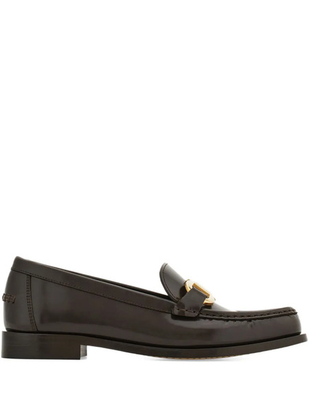  Ferragamo Leather Loafers - Brown 