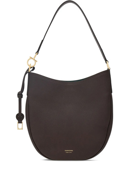  Ferragamo Leather Shoulder Bag - Brown 