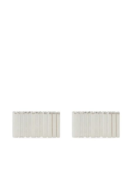  Ferragamo Logo-engraved Cufflinks - Palladium 