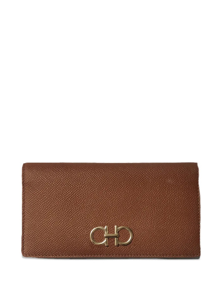  Ferragamo Logo Wallet - Brown 
