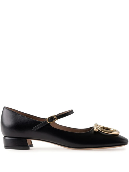  Ferragamo Maxi Gancini Pumps - Black 